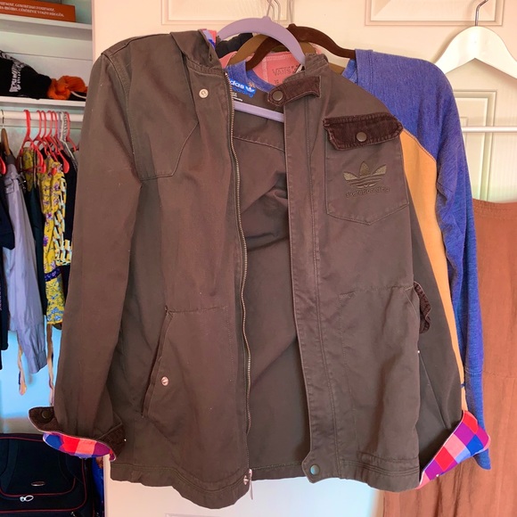 adidas Jackets & Blazers - Adidas rainbow flannel adidas Jackets & Blazers - Adidas rainbow flannel
